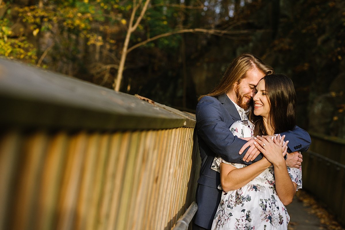 rachel + daniel | a downtown ellicott city engagement with their dog