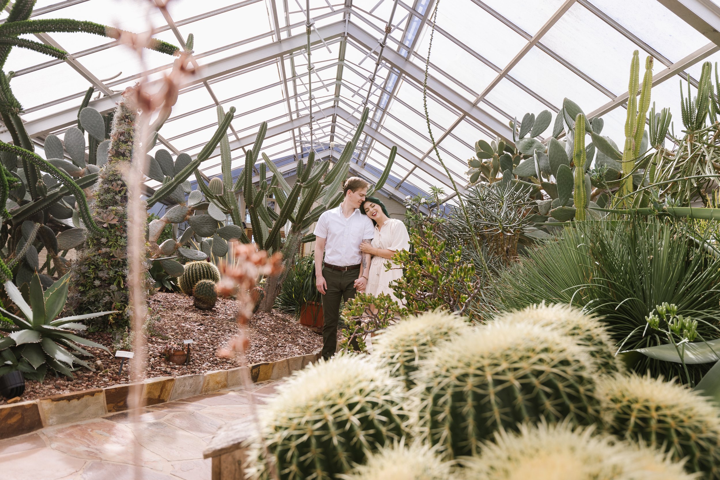 rachel + matt | a rawlings conservatory engagement with dogs