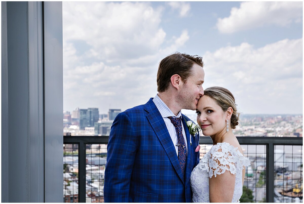 alli + jay | a modern + intimate wedding at Silo Point's Sky Lounge